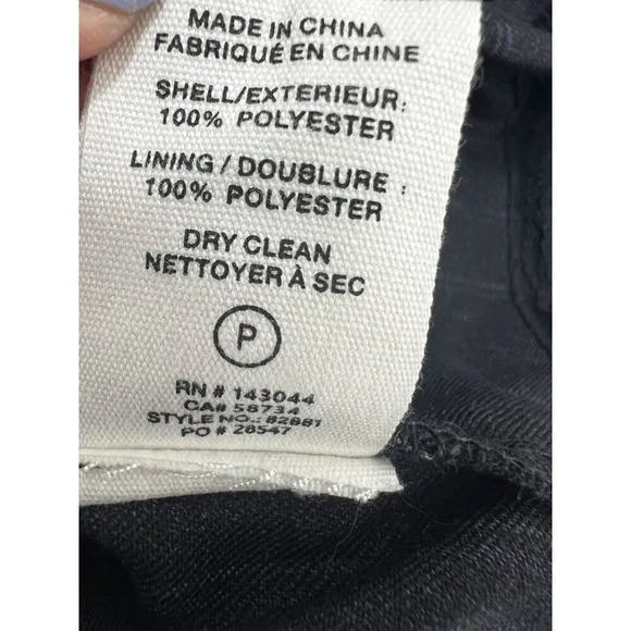 Avec Les Filles XS Striped Shacket Dark Gray Purple Button Up Shirt Jacket - Picture 4 of 10